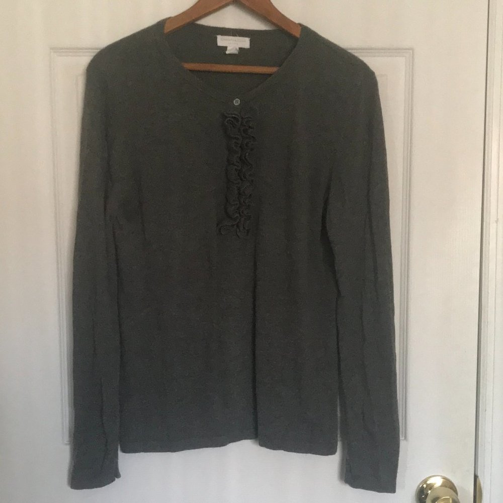 Grey Sweater with Detail